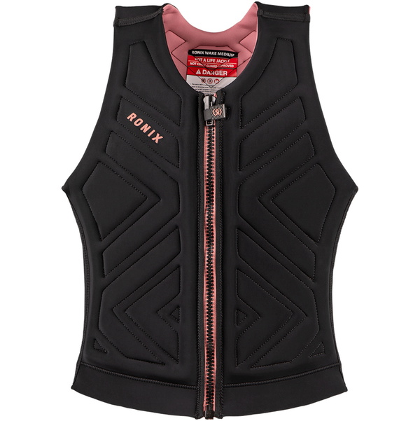 2026 Ronix Womens Moonstone Impact Vest R25V-IMP-MON - Black / Rose Gold